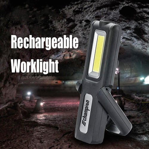 rechargeable work light with logo